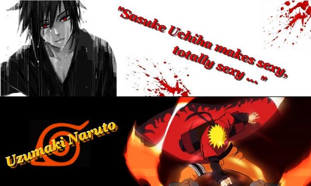 Záhlaví: Narutem a Sasuke